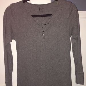 Women's Grey long sleeve thermal